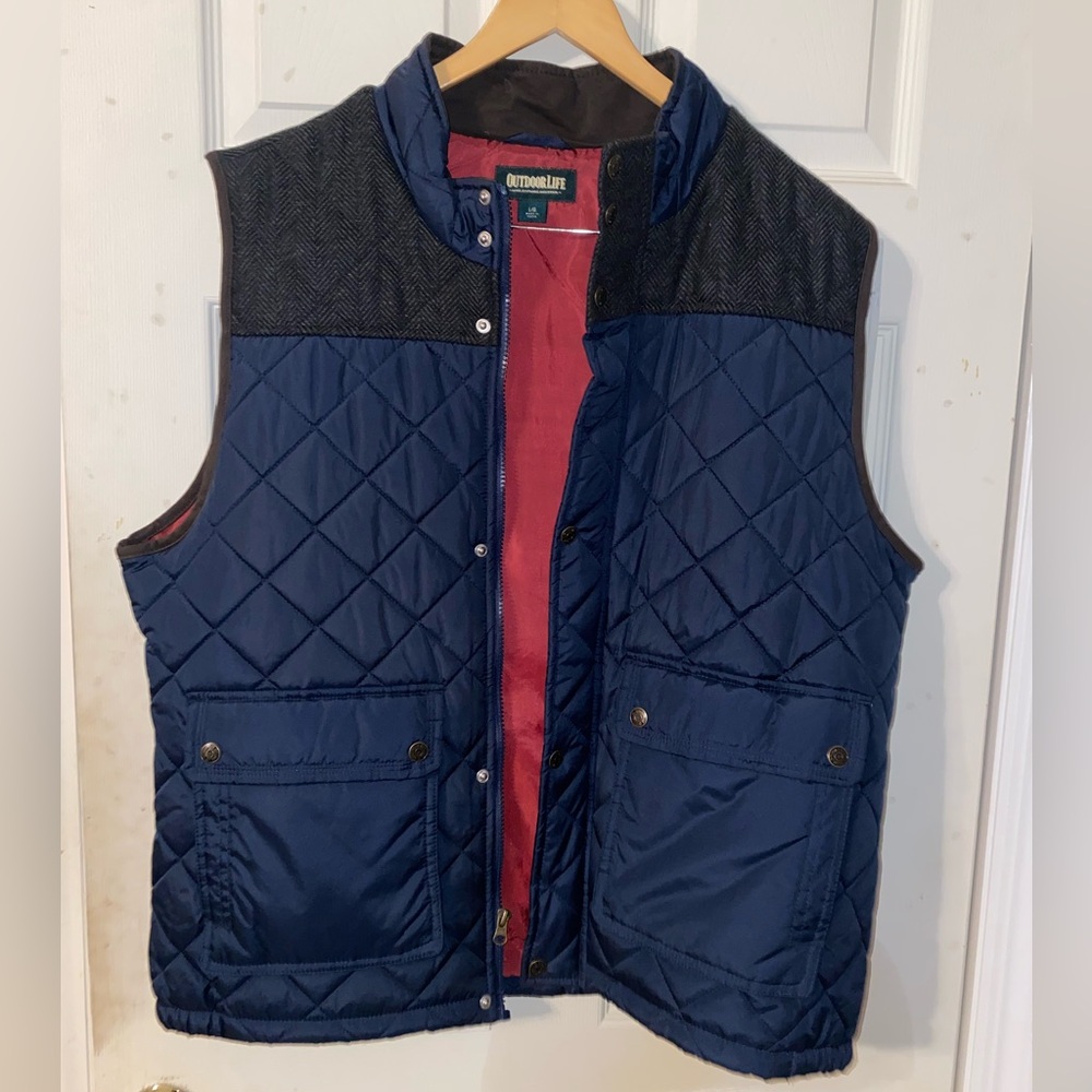 Men’s Outdoor Life Quilted Vest (Size: Large)